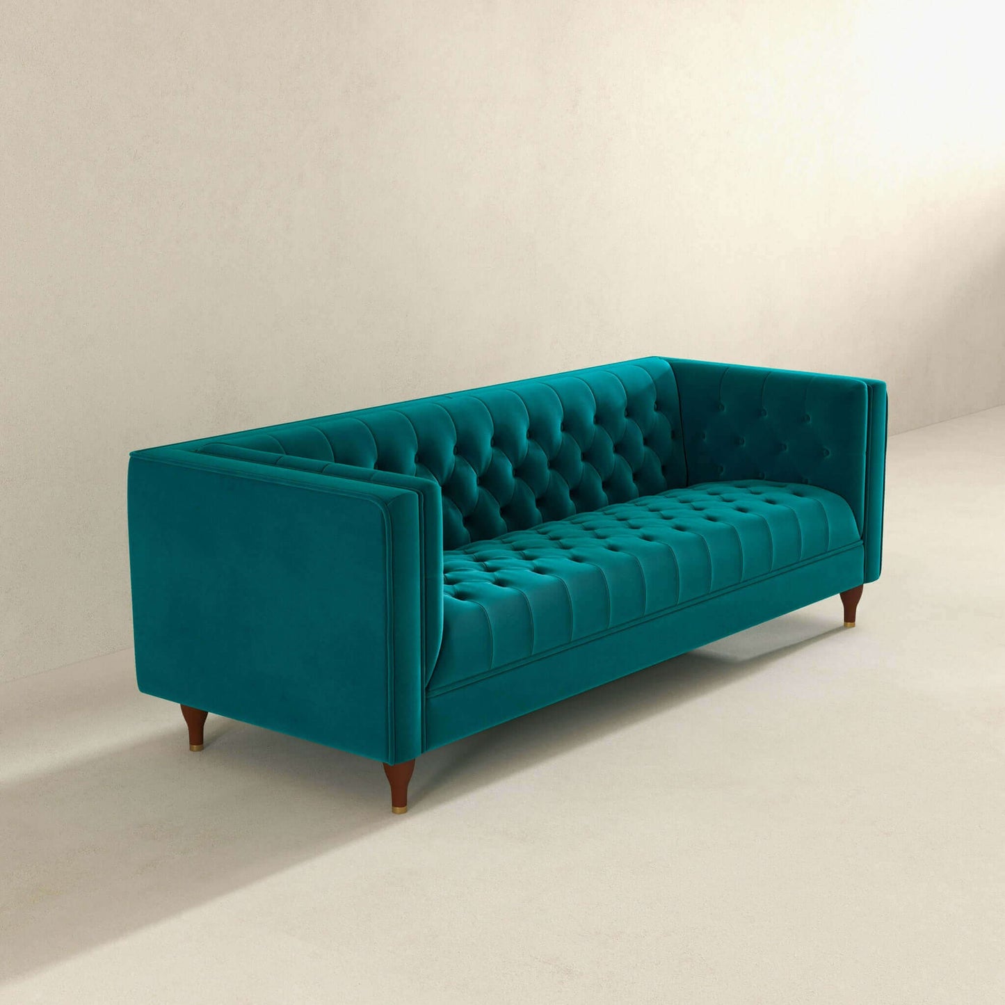 Evelyn Modern Luxury Sofa - Teal