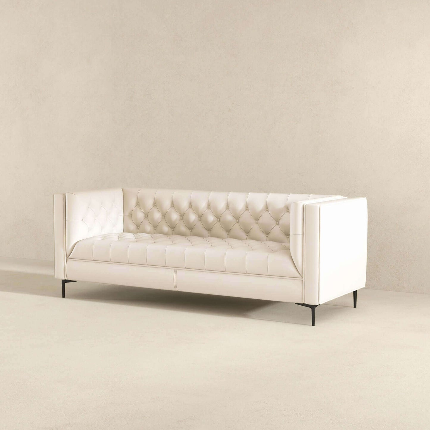 Evelyn Modern Luxury Sofa - Cream