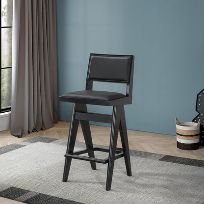 Keira Black Bar Stool (Set of 2)