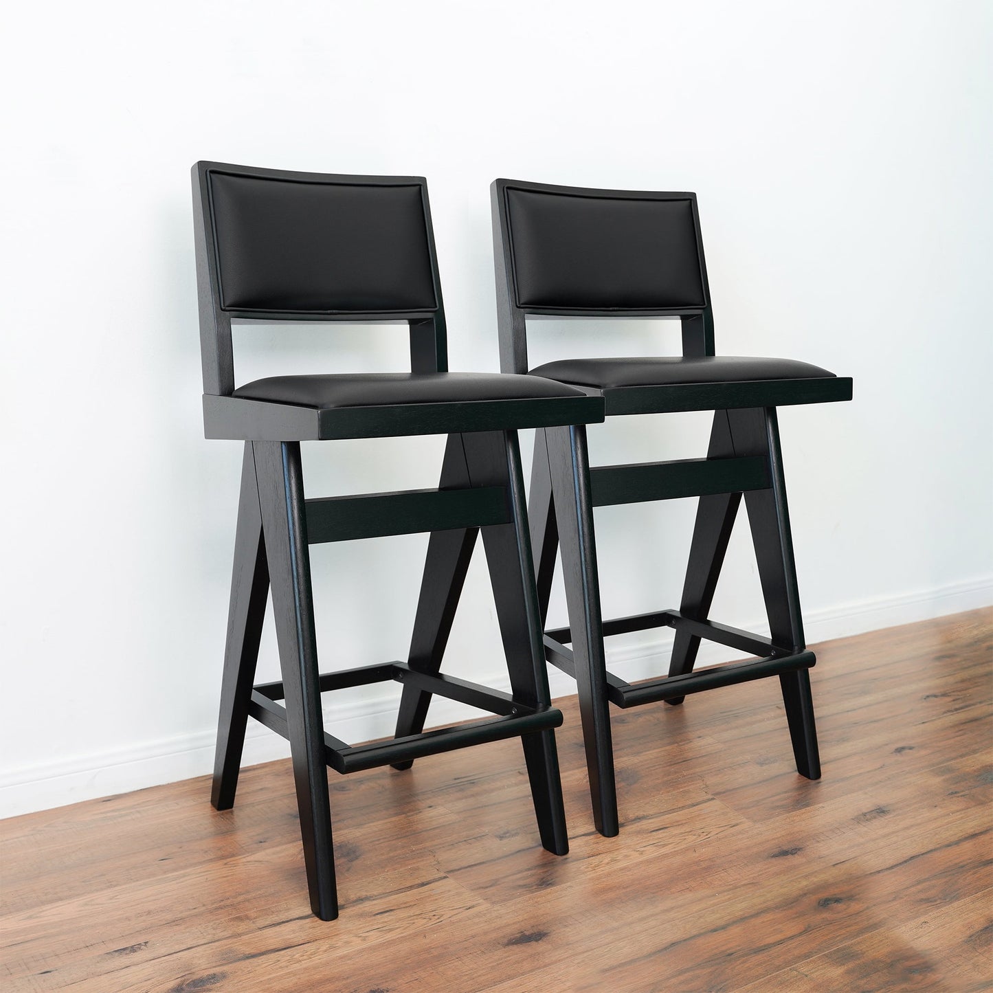 Keira Black Bar Stool (Set of 2)