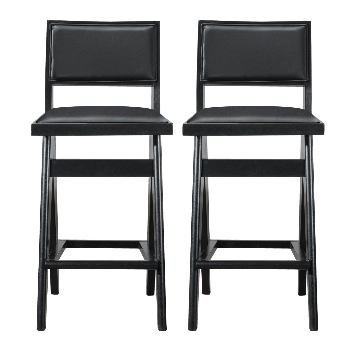 Keira Black Bar Stool (Set of 2)