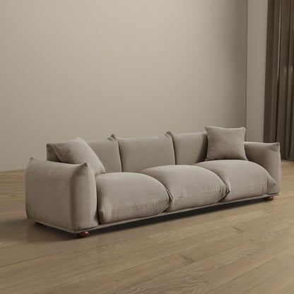 Kely 100'' Mocha Boucle Sofa