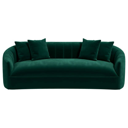 Kante Modern Green Velvet Sofa