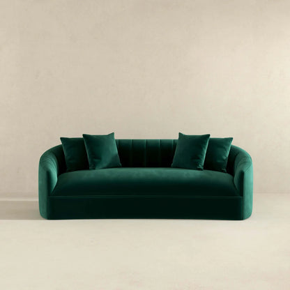 Kante Modern Green Velvet Sofa