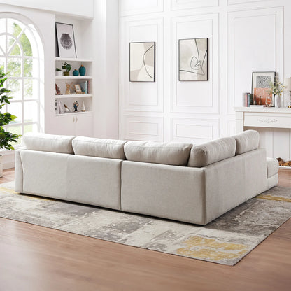 Glander Modern Cozy Sectional Sofa