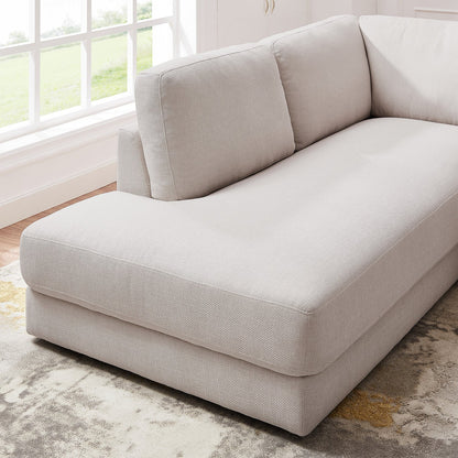 Glander Modern Cozy Sectional Sofa