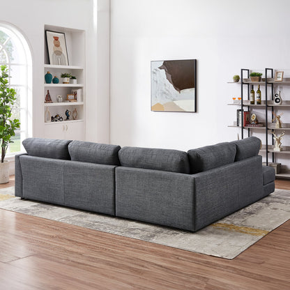 Glander Modern Cozy Sectional Sofa