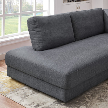 Glander Modern Cozy Sectional Sofa