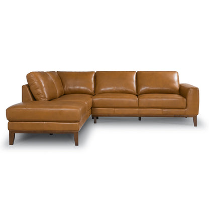 London Modern Leather Sectional