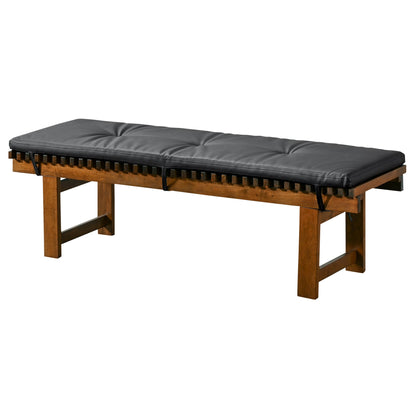 Lucia Leather Bench