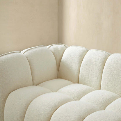 Marissa Boucle Sofa - Cream