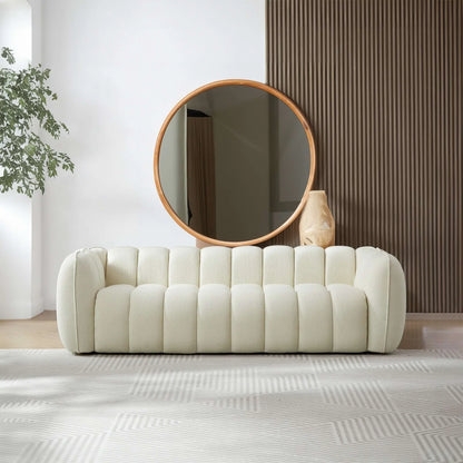 Marissa Boucle Sofa - Cream