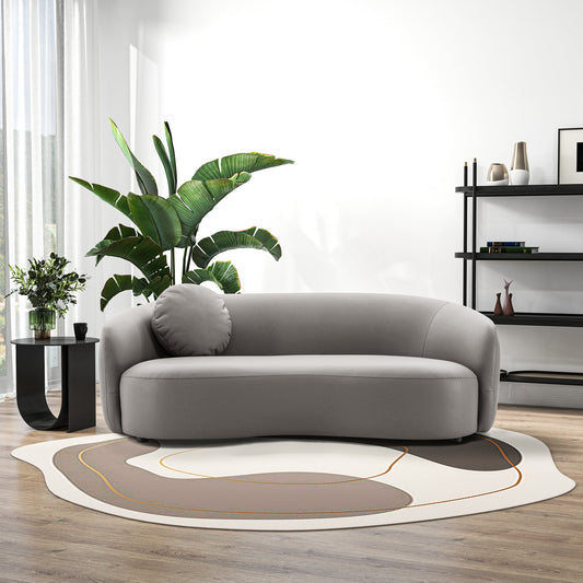 Porter Leather Sofa - Grey