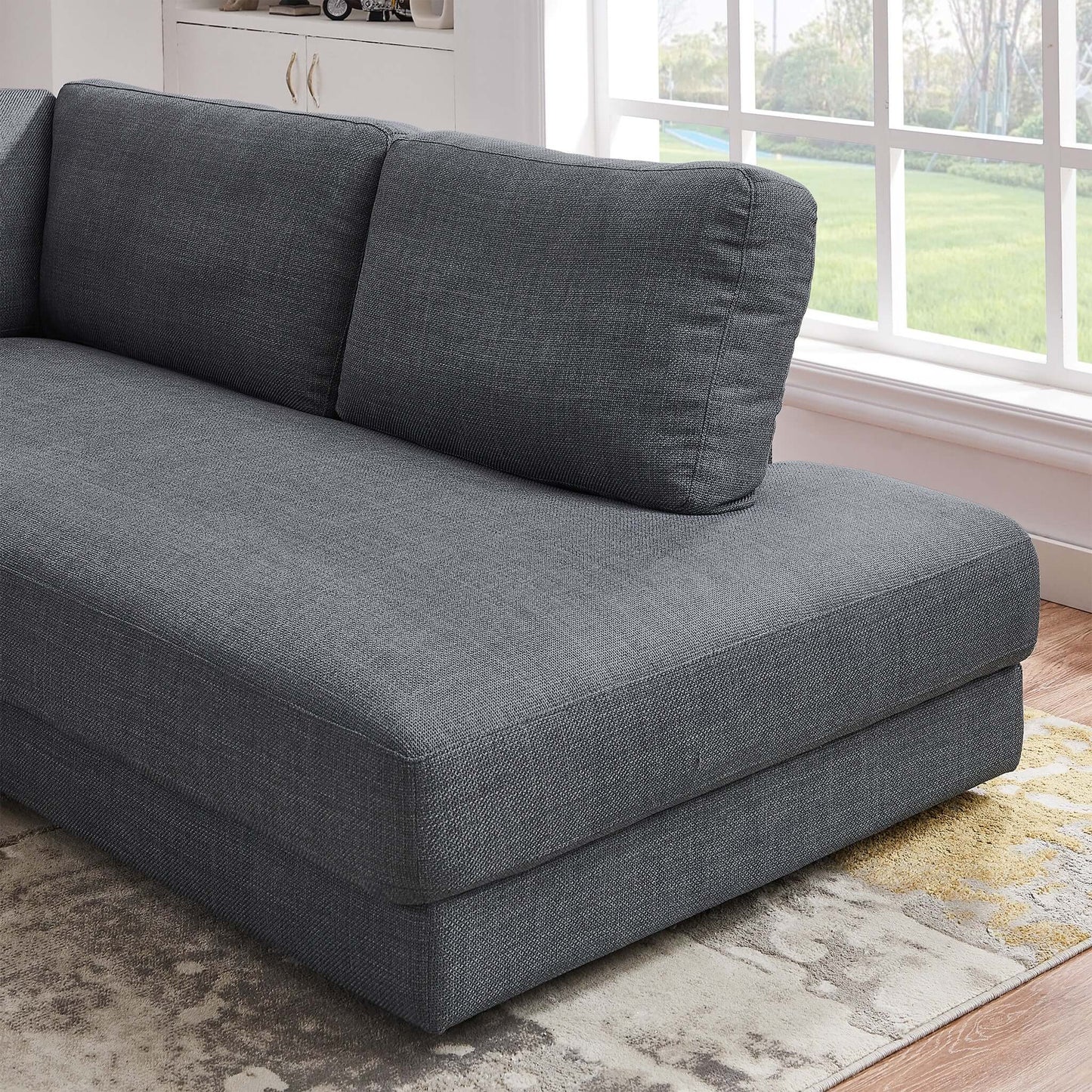 Glander Cozy Left Facing Sectional - Grey