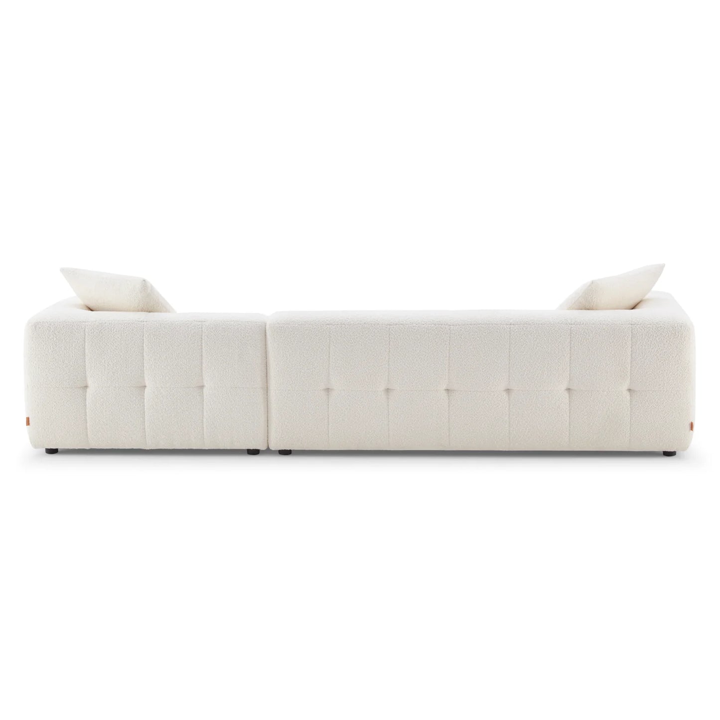 Kaynes Modern Boucle L-Shaped Sectional