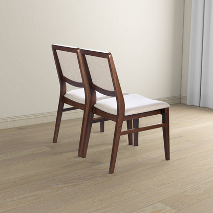 Skylar Beige Fabric Dining Chair (Set Of 2)