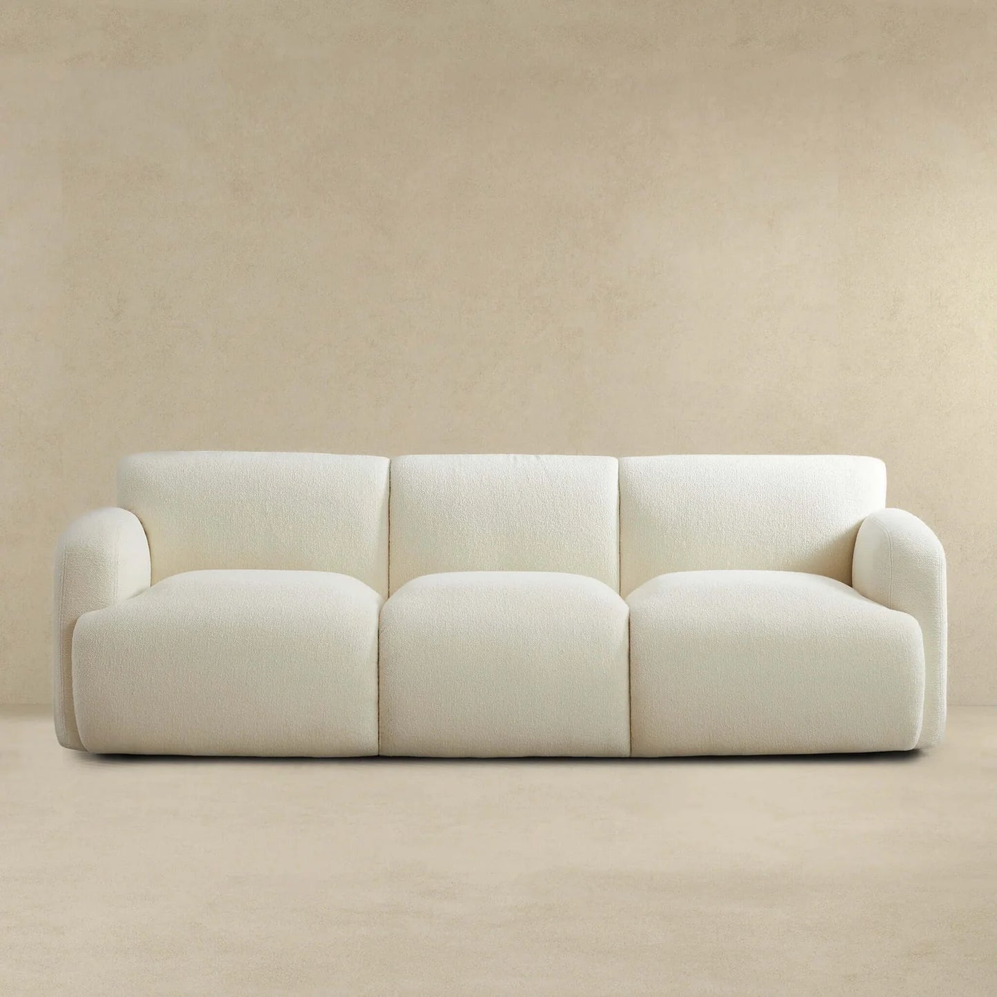 Simone Boucle Sofa - Cream