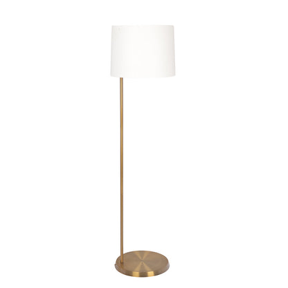 Zenith Offset Brass Base Floor Lamp