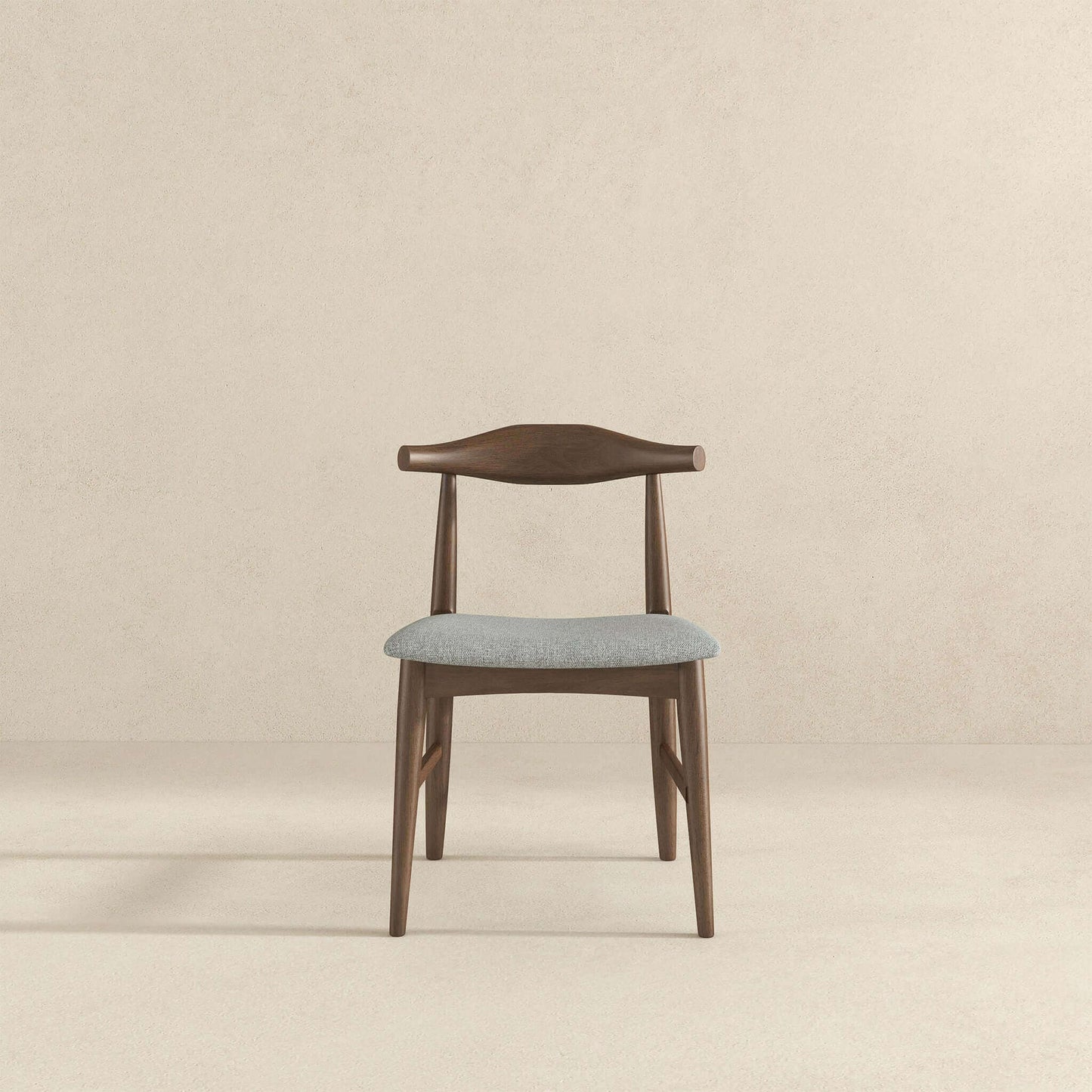 Damian Solid Wood Grey Dining Chair