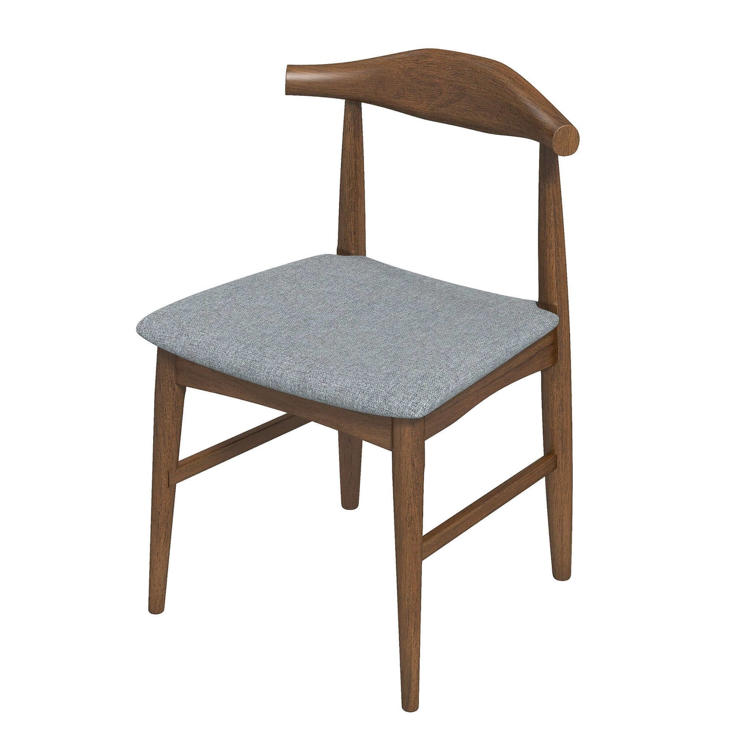 Damian Solid Wood Grey Dining Chair