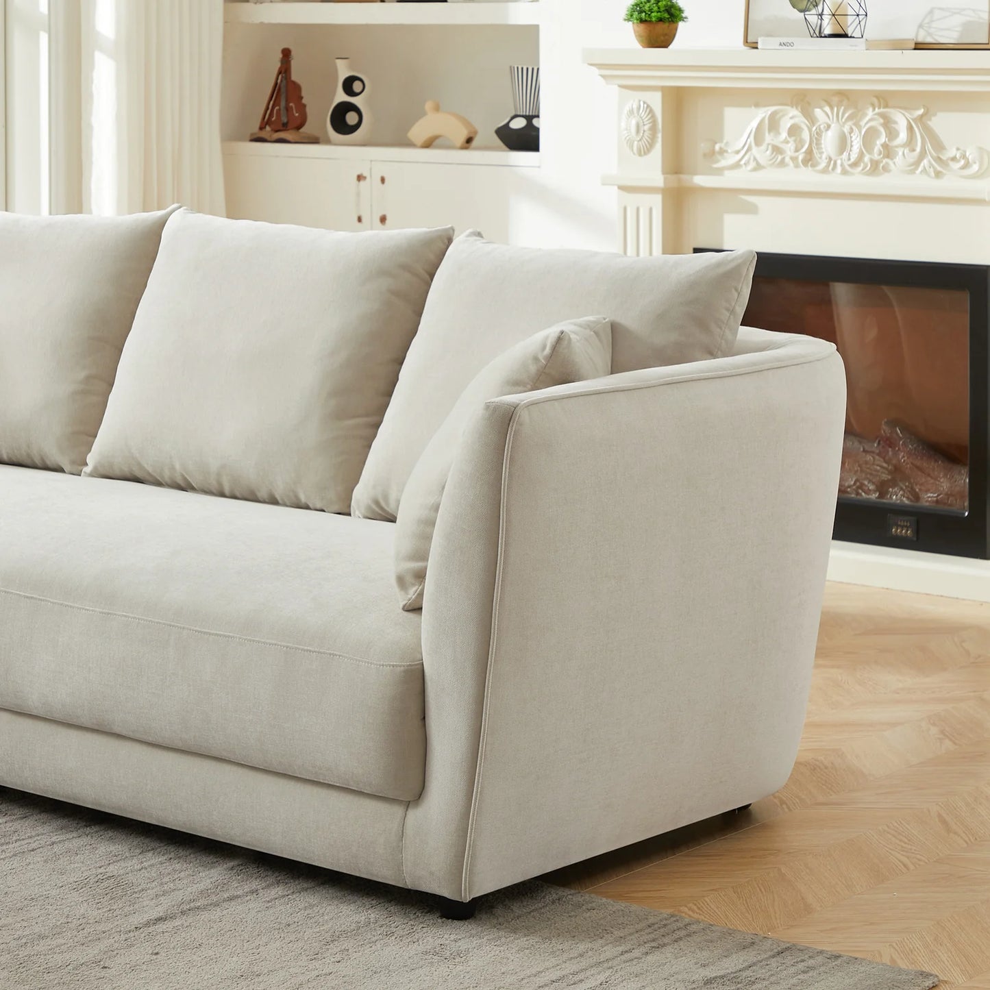 Pala Modern Linen Sofa