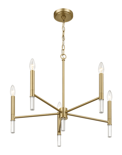 Courtyard Five Light Chandelier 24"W × 17.75"H