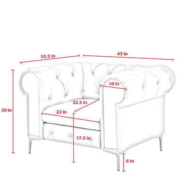 Lisa Chesterfield Club Chair