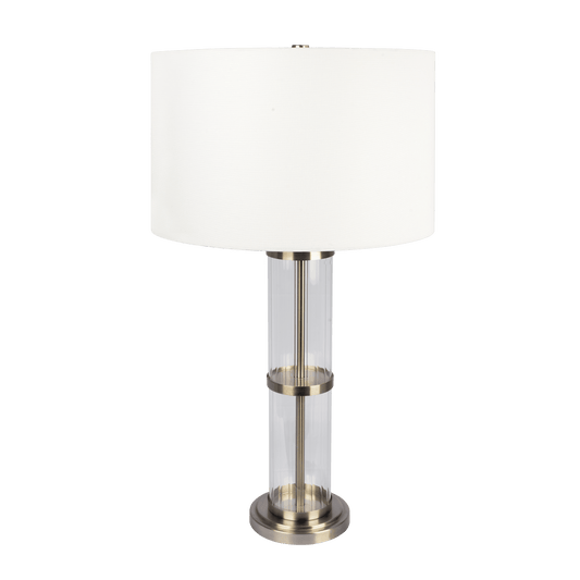 Echo Brushed Nickel Table Lamp