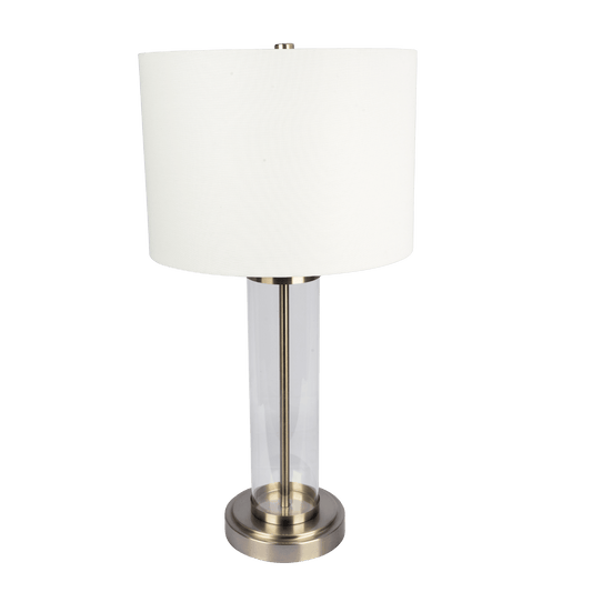 Luna Brushed Nickel Table Lamp