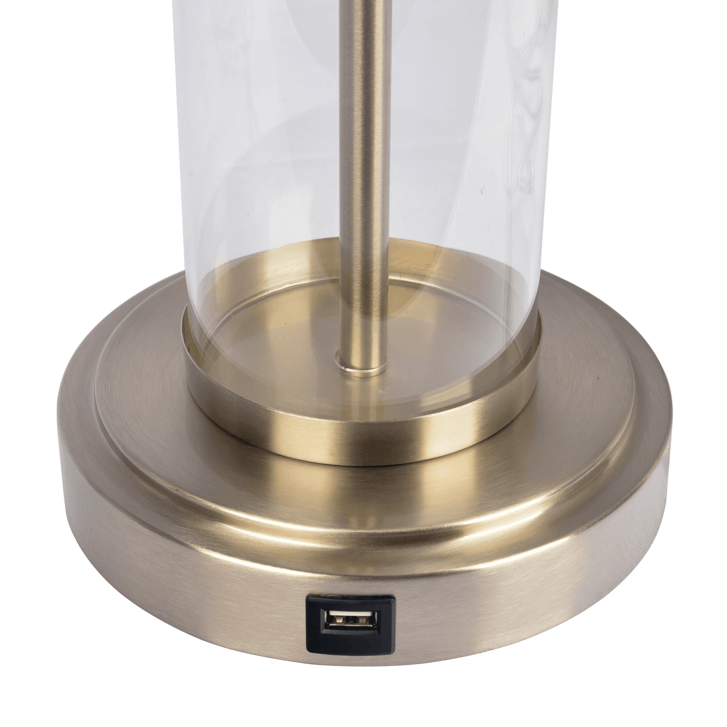 Luna Brushed Nickel Table Lamp