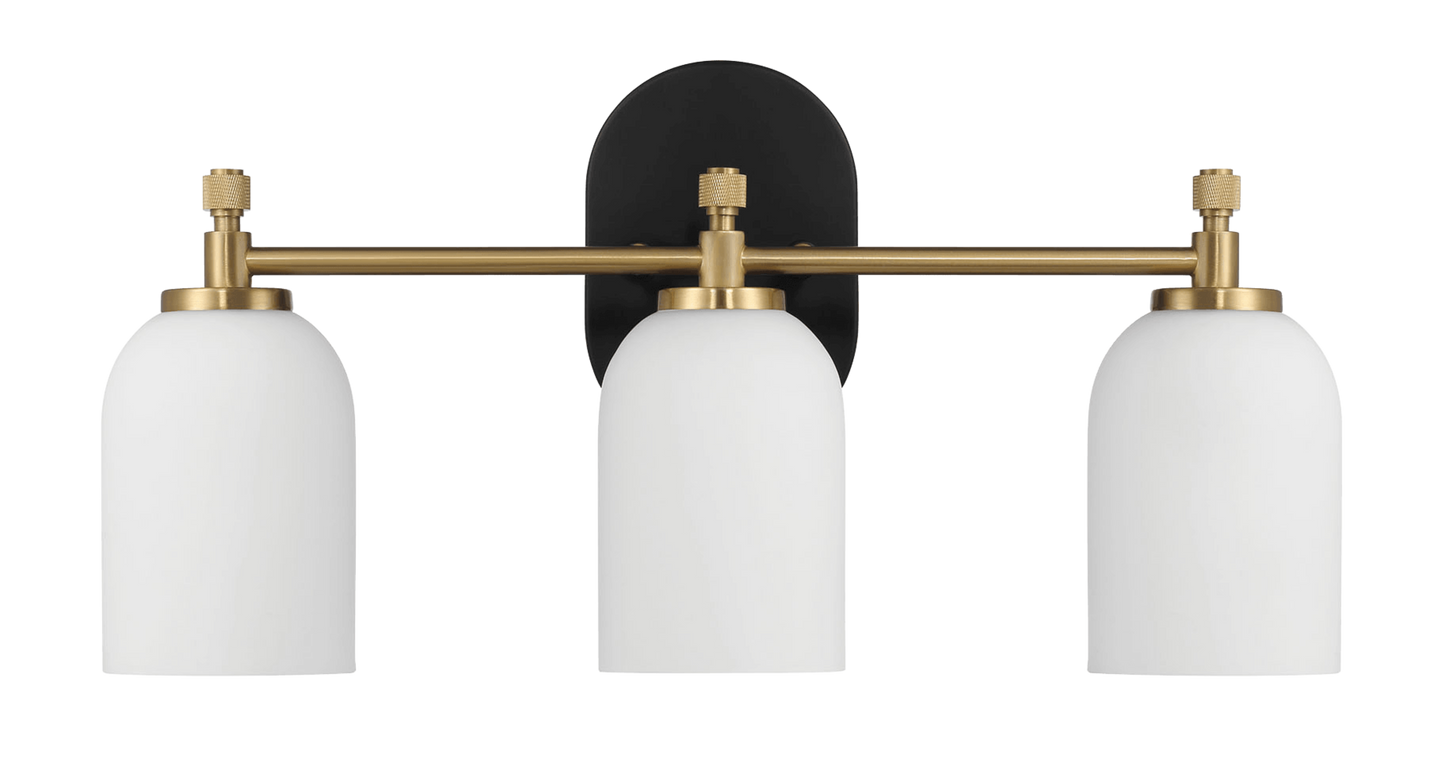 Meadows Three Light Vanity Wall Light