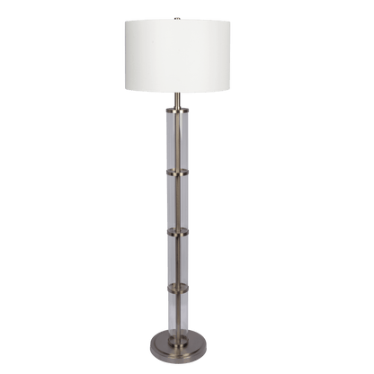 Nimbus Brushed Nickel Floor Lamp