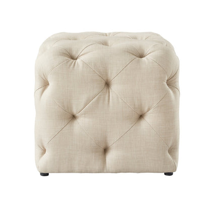 Angel Tufted Square Ottoman