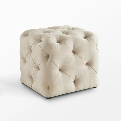 Angel Tufted Square Ottoman