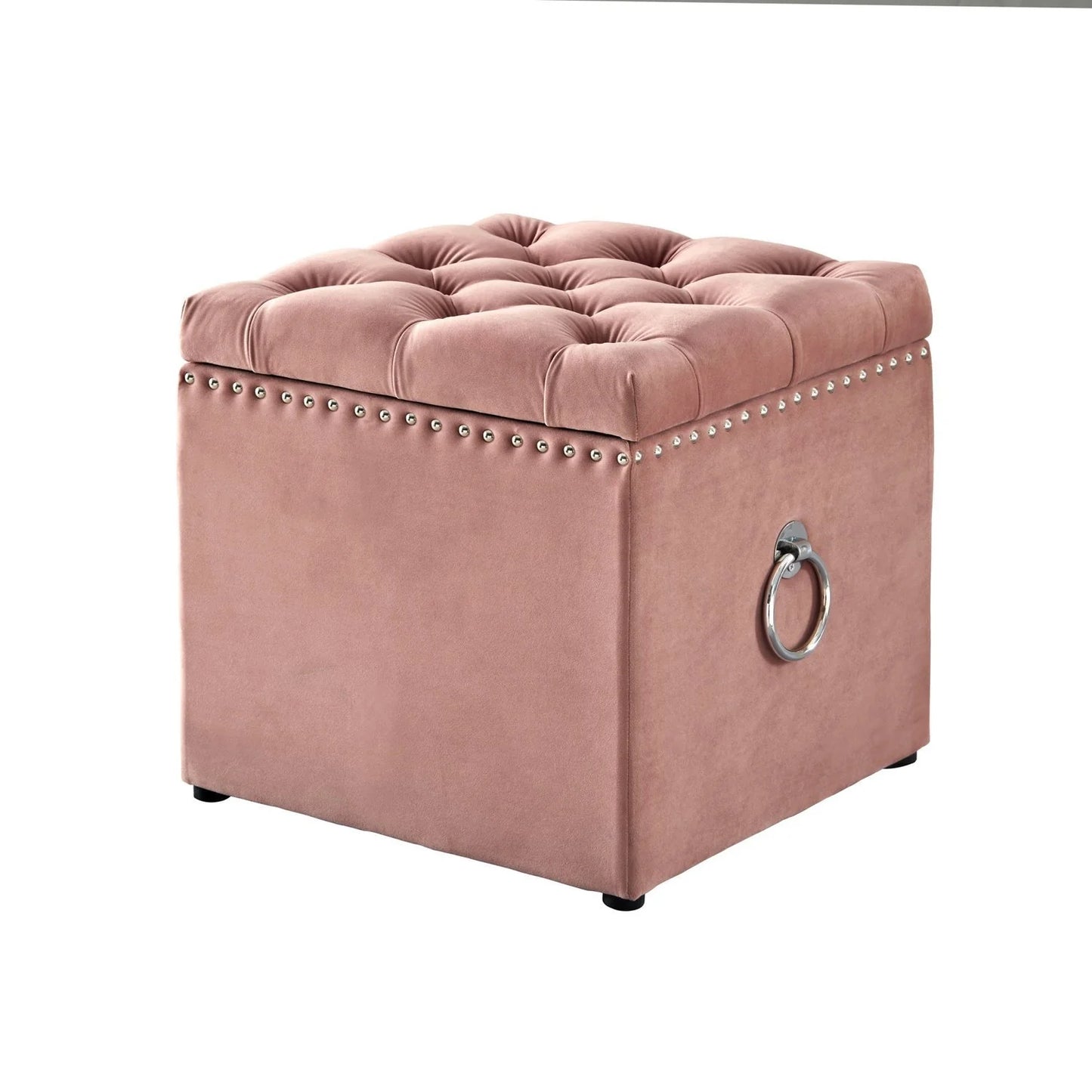 Ella Velvet Ottoman