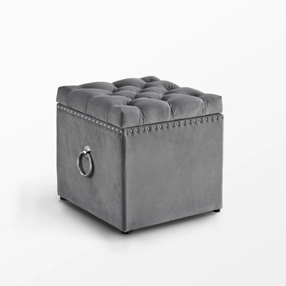 Ella Velvet Ottoman