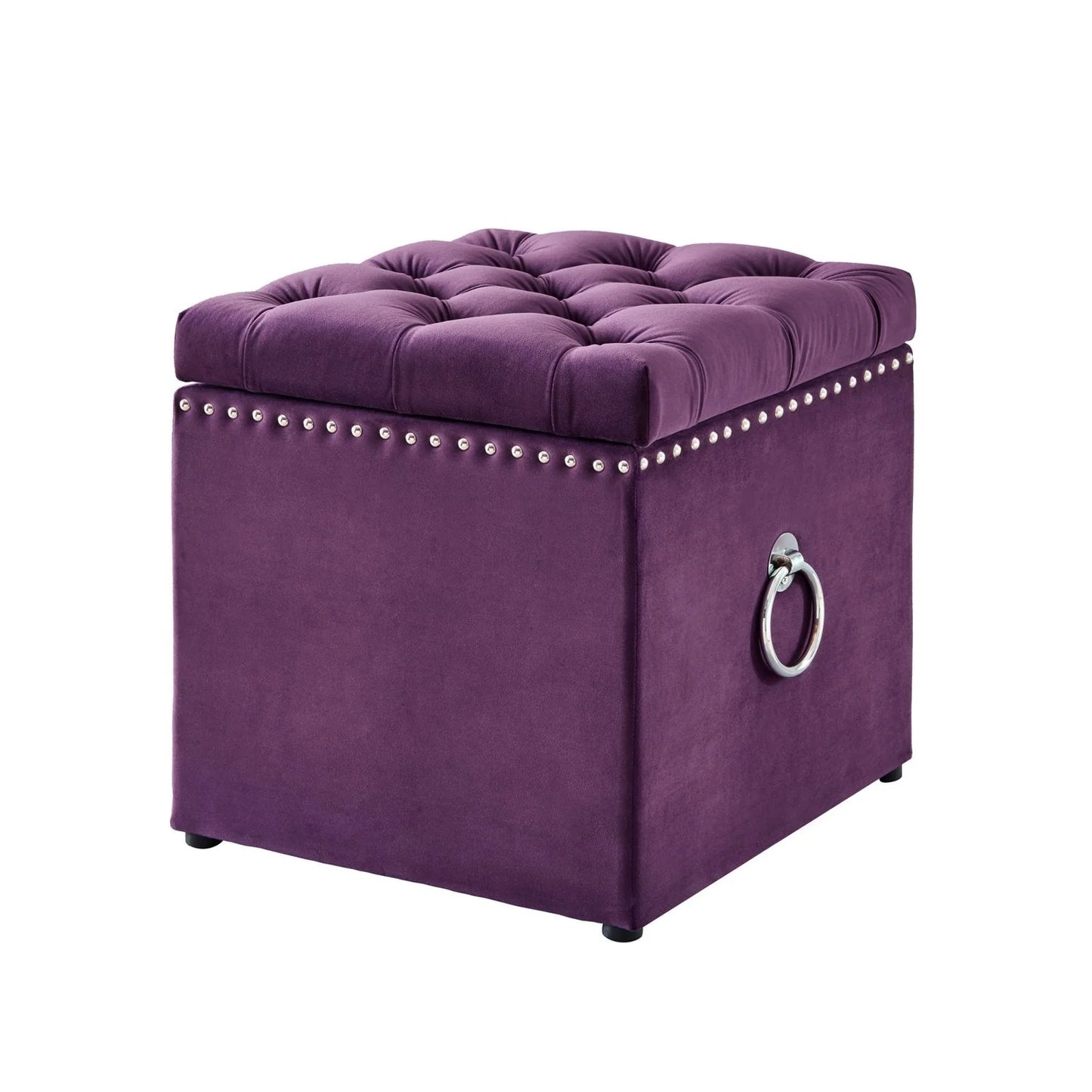 Ella Velvet Ottoman