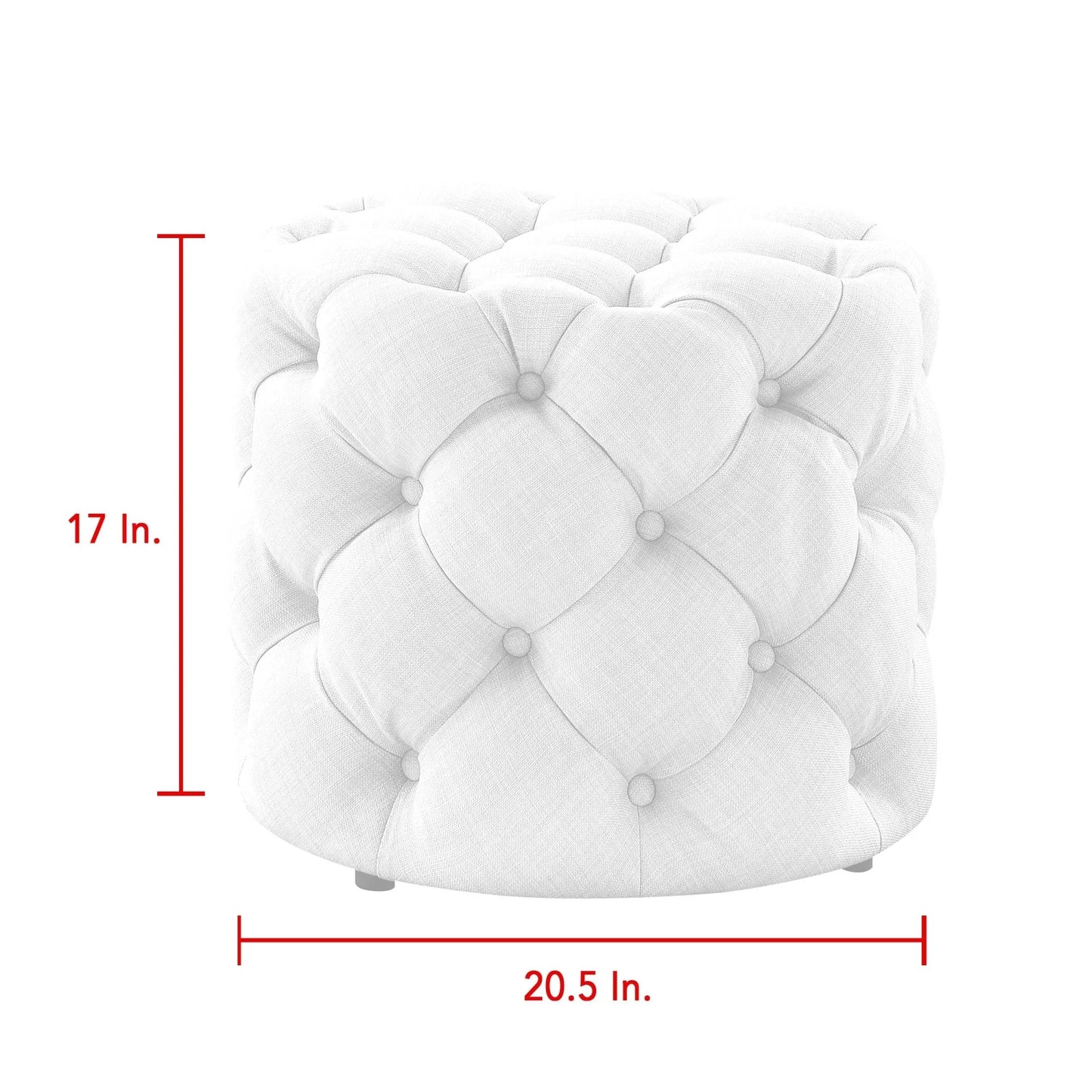 Lauren Round Ottoman