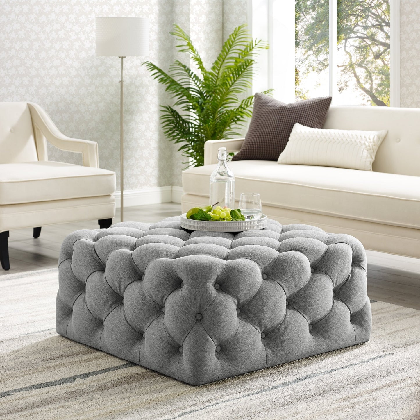 Madeline Cube Ottoman