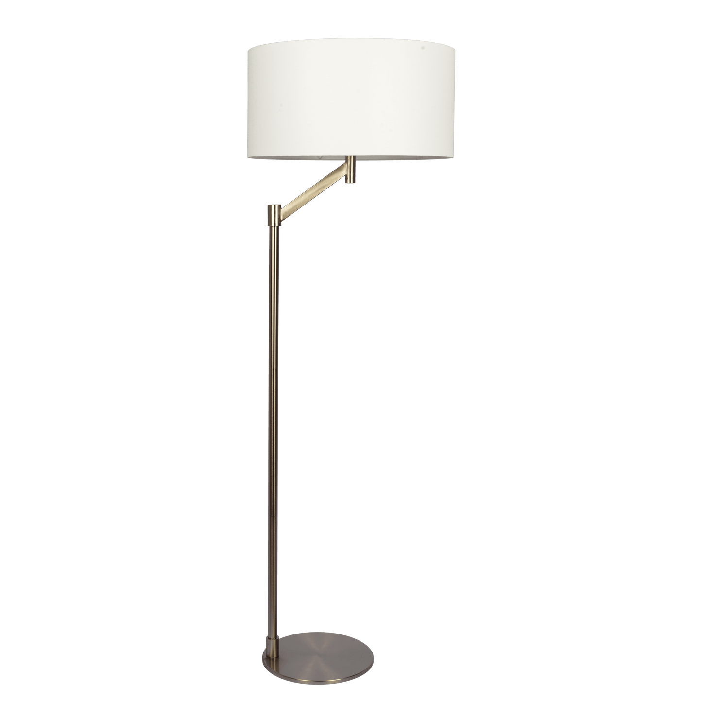 Serene Brushed Nickel Floor Lamp