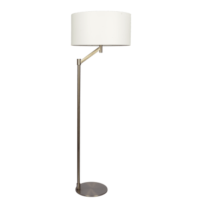 Serene Brushed Nickel Floor Lamp