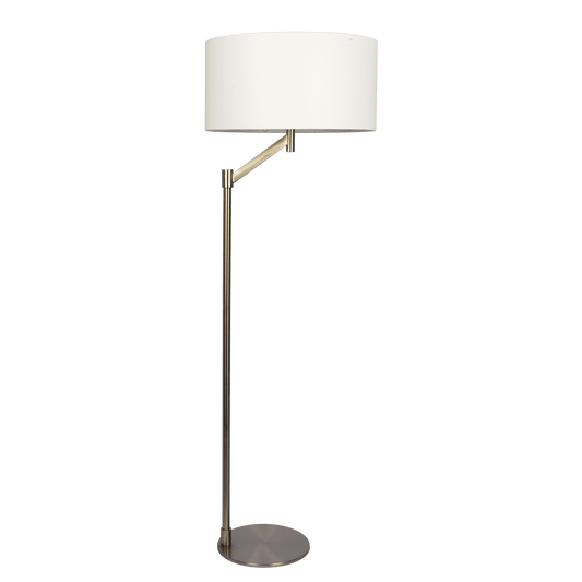 Serene Brushed Nickel Floor Lamp