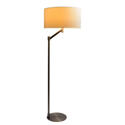 Serene Brushed Nickel Floor Lamp