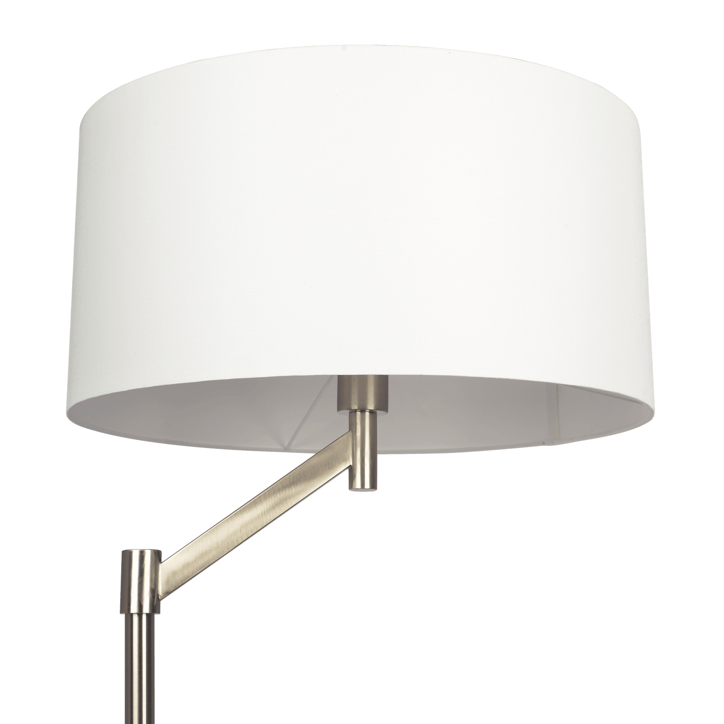 Serene Brushed Nickel Floor Lamp