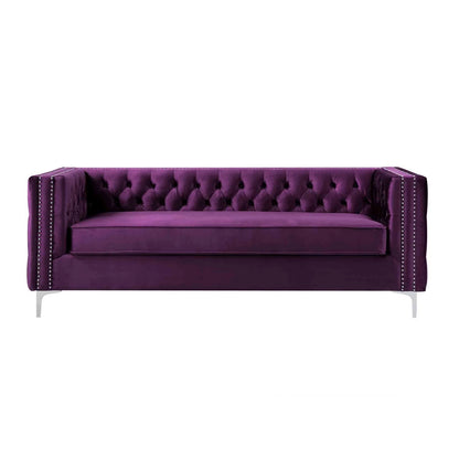 Giovanni Velvet 3 Seat Sofa