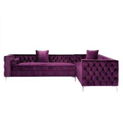 Giovanni Velvet Sectional