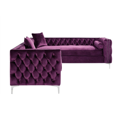 Giovanni Velvet Sectional