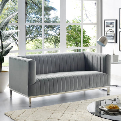 Giovanni Velvet Sectional