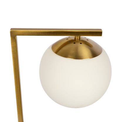 Velvet Globe Table Lamp