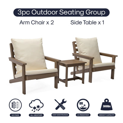 Salman Patio Set - 3 Piece